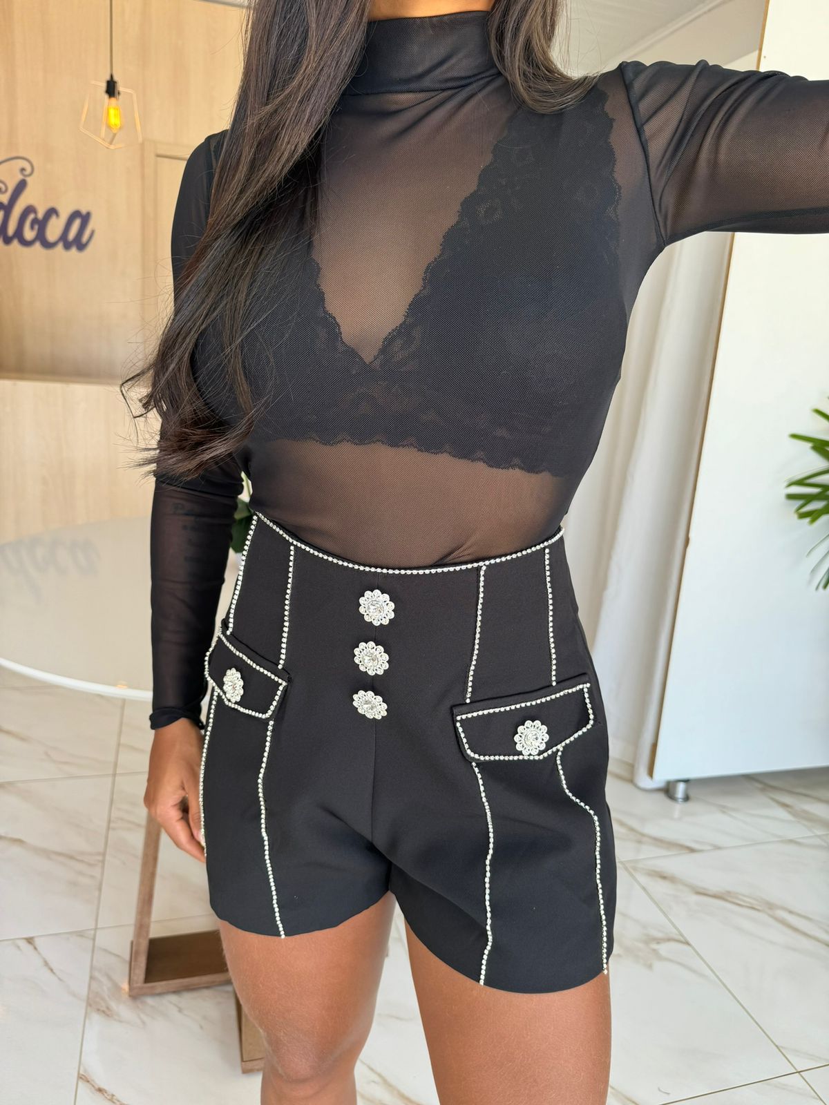 Short Bordado