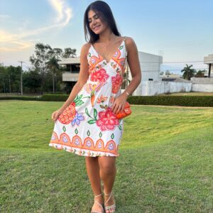 Vestido Pássaro Inspiração farm